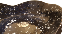 El Yapımı Seramik Lavabo -  Uzay