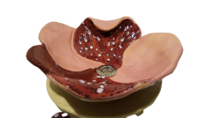 El Yapımı Seramik Lavabo -  İlkbahar Çiçeği