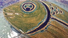 El Yapımı Seramik Pano - Balıklı Rölyef Pano