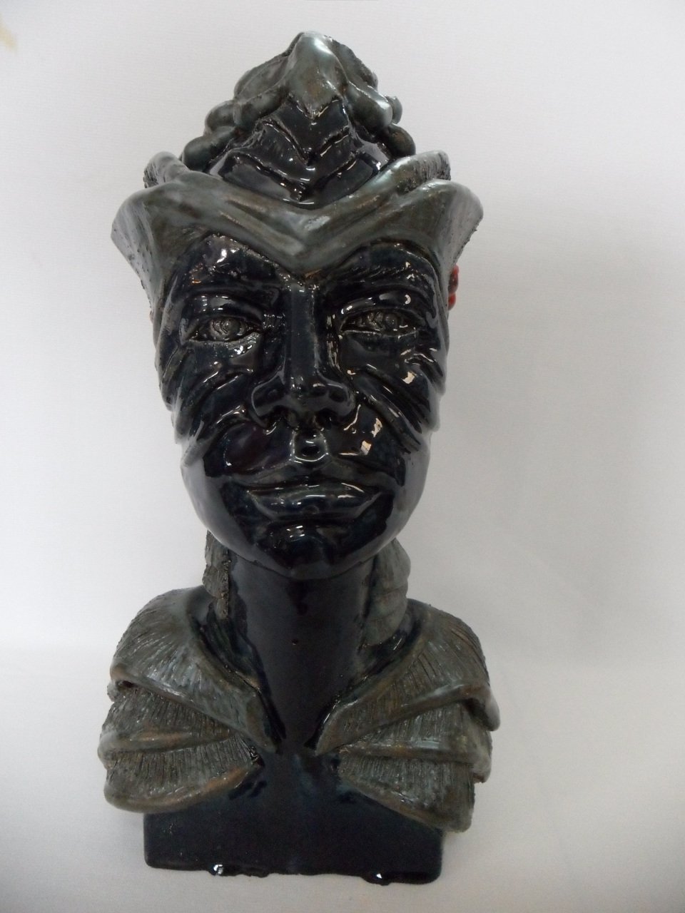 Seramik Heykel - Siyah Midye Kadın