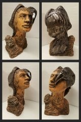 Seramik Heykel - Kartal Kadın