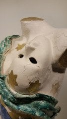 Seramik Heykel - Tors Kadın 71x36x25cm