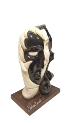 Seramik Heykel - İç Dünyalar - Ne Mutlu Ne Mutsuz 31x18x7cm