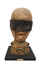 Seramik Heykel - Kimlikler - Görmeksizin 29x17x7cm