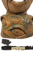 Seramik Heykel - Kimlikler - Görmeksizin 29x17x7cm