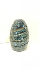 Paskalya Yumurtası Kristal Sırlı Orta Boy 19x13