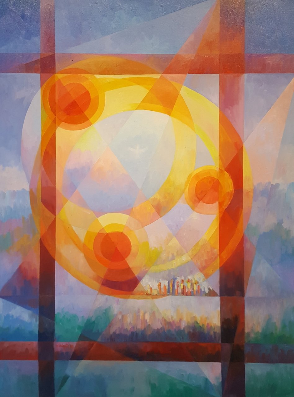 TUVAL ÜZERİNE YAĞLI BOYA ORİJİNAL SANAT ESERİ