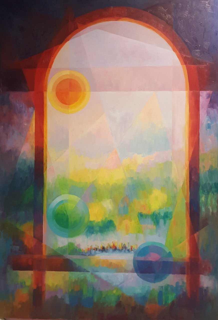 TUVAL ÜZERİNE YAĞLI BOYA ORİJİNAL SANAT ESERİ