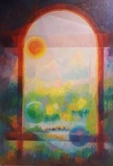 TUVAL ÜZERİNE YAĞLI BOYA ORİJİNAL SANAT ESERİ