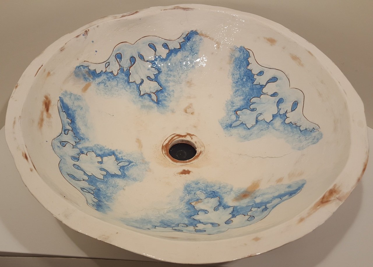 El Yapımı Seramik Lavabo 033