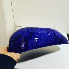 Gerçek Yaprak Baskılı Derin Tabak 009