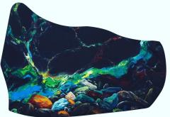 Tuval Üzeri Tağlı Boya / Islak İmzalı / Garantili / Orijinal Sanat Eseri 002 70x100 cm