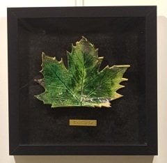 ilkbahar Yaprağı 1 Seramik Rölyef Pano
