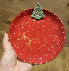Yeni yıl temalı sunum tabağı