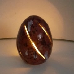 Bordo Kristal Sırlı Tea Ligth Mumluk