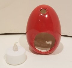 Kırmızı Kalpli Tea Ligth Mumluk