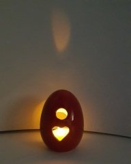 Kırmızı Kalpli Tea Ligth Mumluk