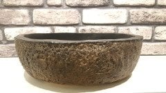 Kaya dokulu El yapımı seramik lavabo 1