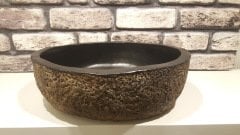 Kaya dokulu El yapımı seramik lavabo 1