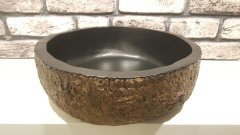 Kaya dokulu El yapımı seramik lavabo 1