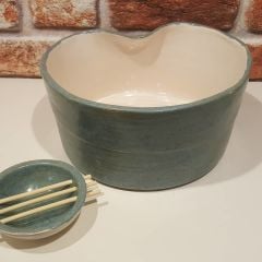 Dar alan lavabosu oval 1  ( sabunluk hediyeli )