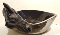 Siyah Atlı Lavabo
