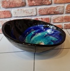 Siyah Girdap Lavabo