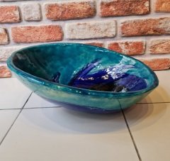 Turkuaz Girdap Lavabo