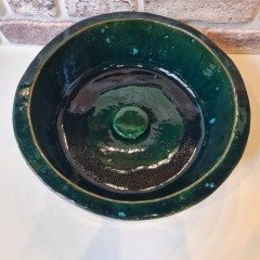 Yeşil turkuaz lavabo