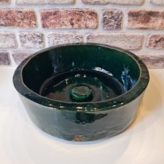 Yeşil turkuaz lavabo