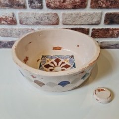 El boyaması lavabo 1