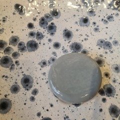 Beyaz Gri Lavabo