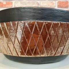 Gold bronz mat siyah lavabo